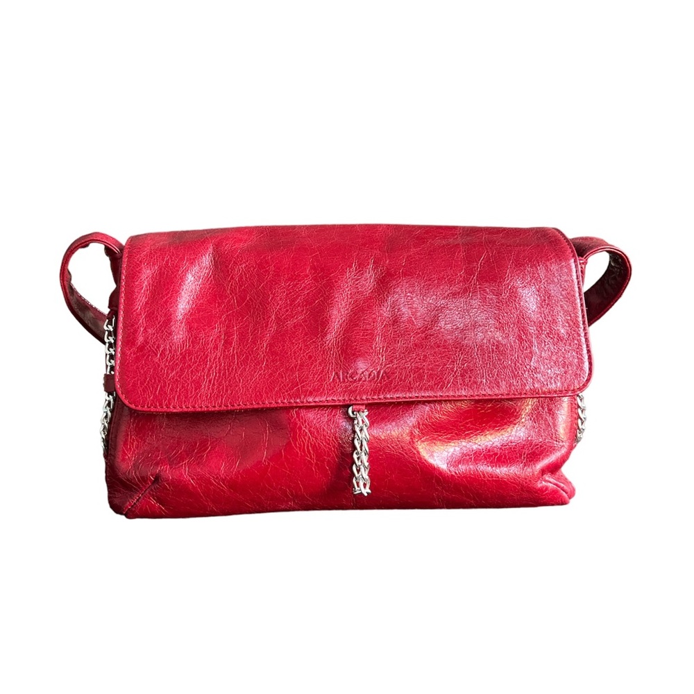 ARCADIA red leather shoulder bag ❤️ - Picture 6 of 9